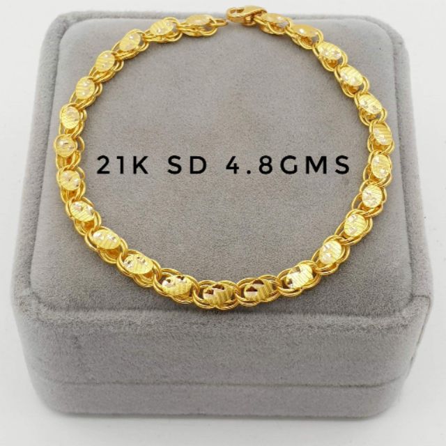18K Saudi Gold Bracelet 💎... - Len Online Gold Jewelry | Facebook