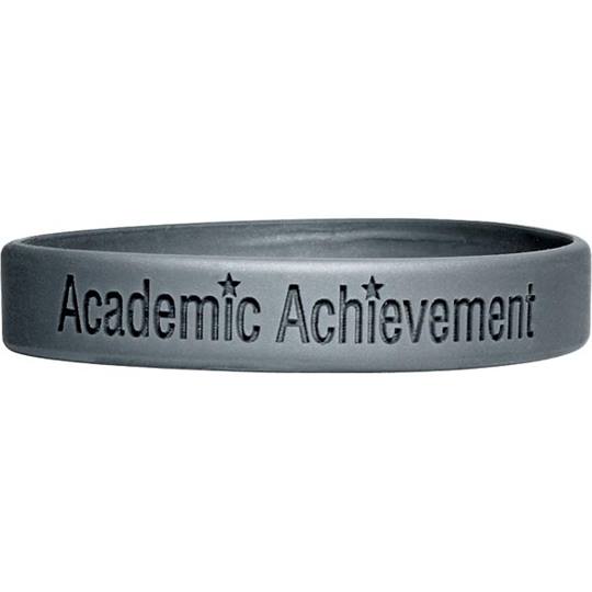 Esachv Laser Engraved Silicone Wristband Academic Achievement 000