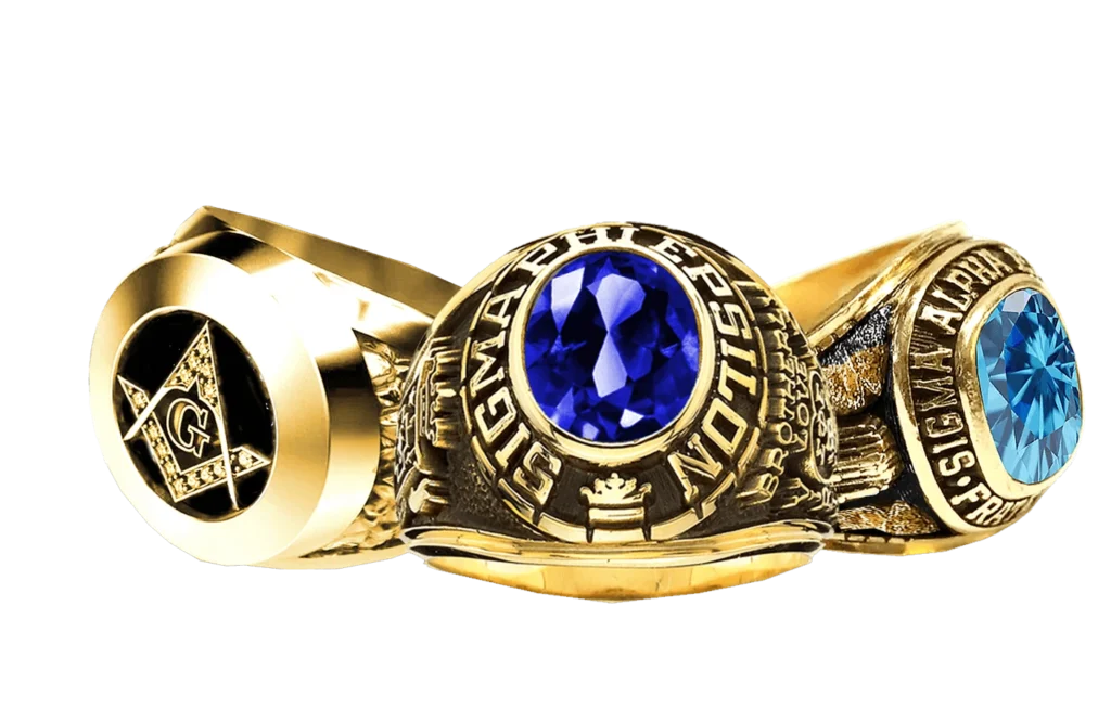 different fraternity rings